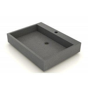 Vasque béton ciré -60x50cm